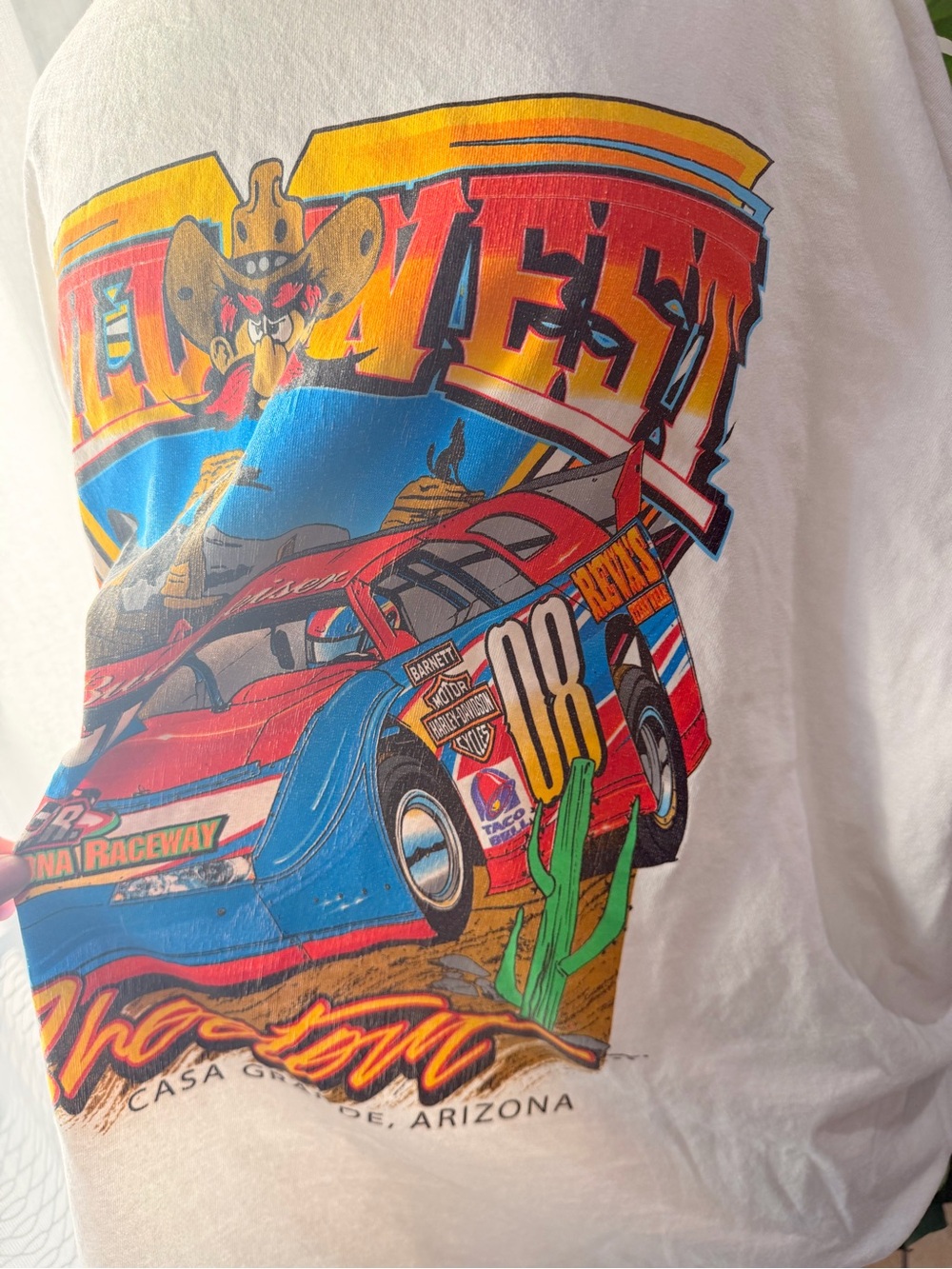 Vintage Wild West Racing Tee Central Arizona Raceway Graphic XXL - Picture 3 of 5